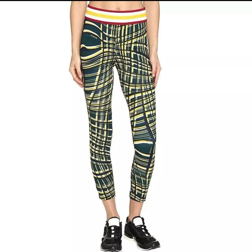 NO KA'OI‎ 146255 Women's Kela 7/8 Leggings Saffron Print Size XS/S